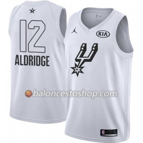 Camiseta Hombre NBA San Antonio Spurs LaMarcus Aldridge 12 2018 All-Star Jordan Brand Blanco Swingman
